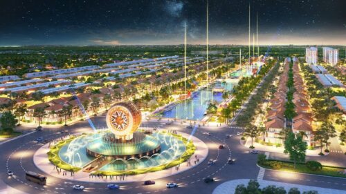 Trục công viên lễ hội dự án Sun Urban City Hà Nam