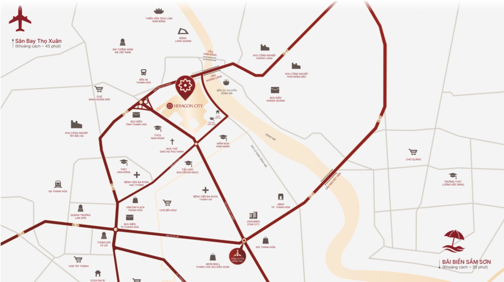 Vị trí dự án Heragon city